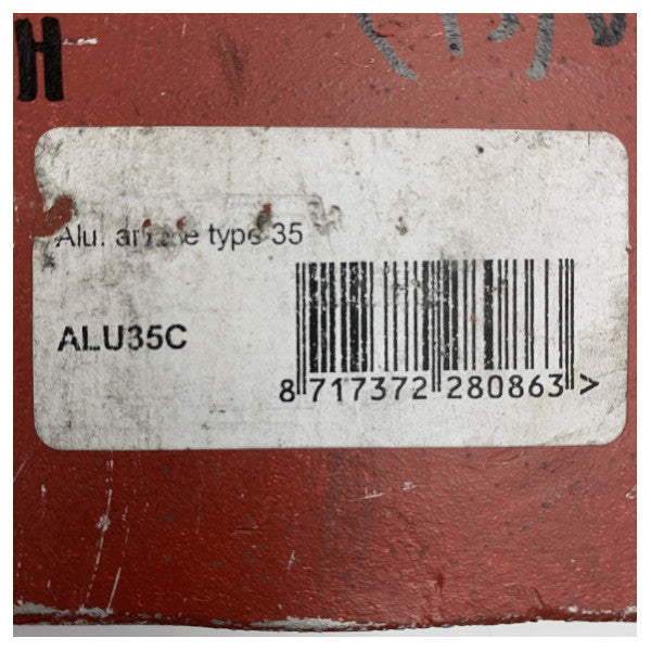 Vetus ALU35C Anodu tal-Hull tal-Aluminju Marini għal Protezzjoni mill-Korrużjoni 