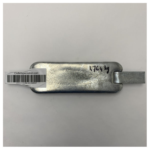 Anoda tal-hull Weld-on Vetus zink 1.85 kg WOA002Z 