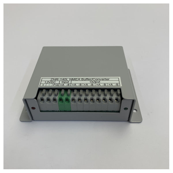 Zinnos ZNR-140L NMEA буфер и конвертор | 12VDC RS-232 RS-422 морски сигнален сплитер 