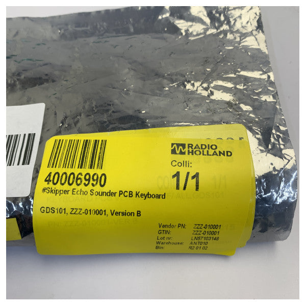 لوحة مفاتيح PCB لجهاز قياس العمق بالصدى Skipper GDS101 ZZZ-010001 الإصدار B 