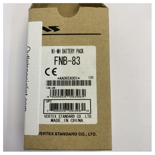 Vertex FNB-83 Ni-MH-Akku für Handfunkgerät HX370 Marinefunkgerät - 7,2 V 1400 mAh 