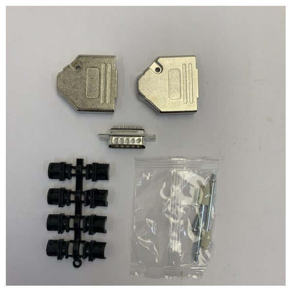 MH Connectors MHDTZK 15極D-Subコネクタ プラグフードキット、オス - マリングレード 