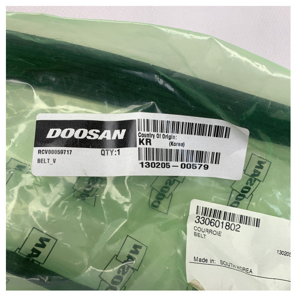 Doosan 130205-00579 Motor Drive-V-Belt