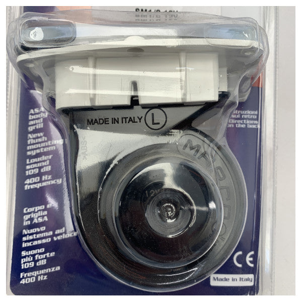 Marco Smile 12V electric stainless steel horn - SM1 - 132 102 22