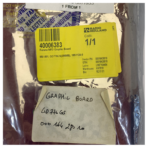 Furuno MFD Graphic Board GD776GS 256MB MU-001 19S1124-0 