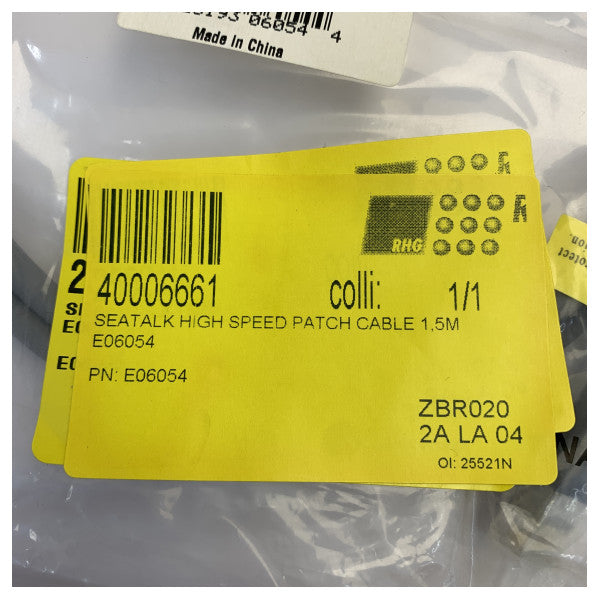 Raymarine SeaTalk High Speed (STHS) Patch Cable 1.5m E06054