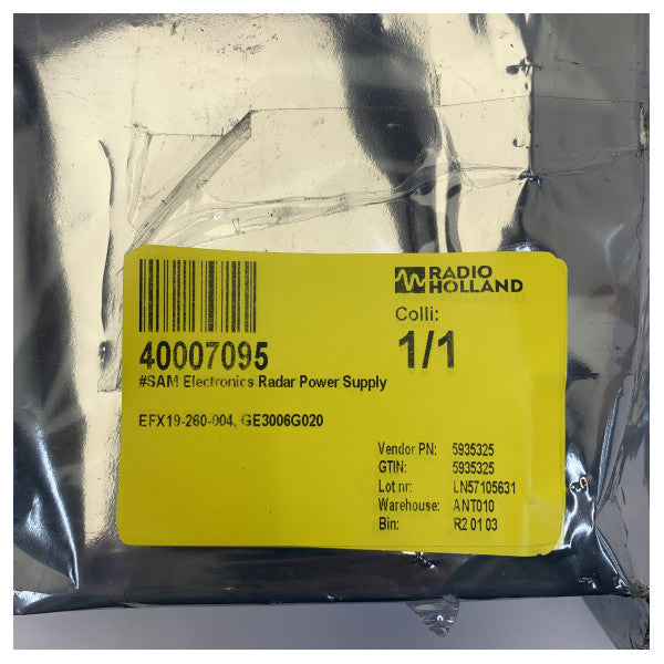 SAM Electronics radarforsyning EFX19-260-004 GE3006G020 marineelektronik 