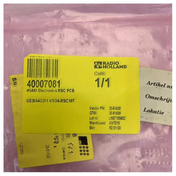 SAM Electronics GE3044G201 HSO4-RSC10T Deniz RSC PCB Devre Kartı 