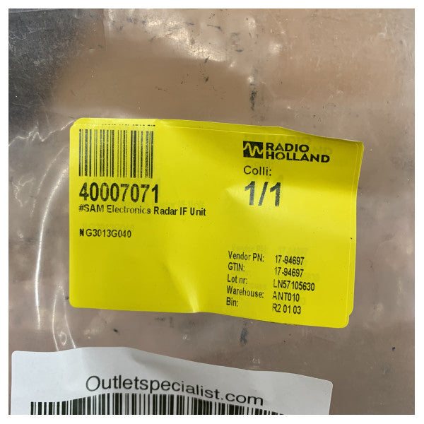SAM Electronics NG3013G040 Radar IF Unit Marine Electronics Module - New
