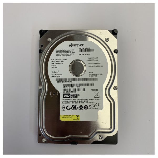 Rutter VDR-100 intern HDD 40 GB RUT-00692 rejse-dataoptager harddisk 