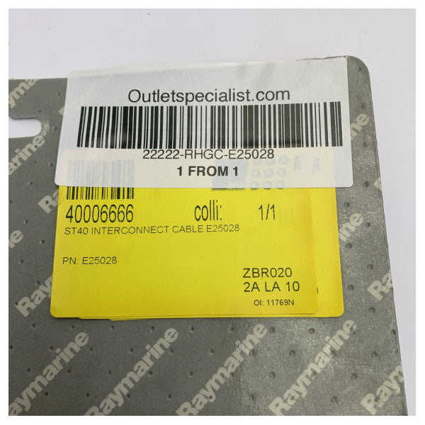 Raymarine SeaTalk ST40 Interconnect Cable Kit E25028 
