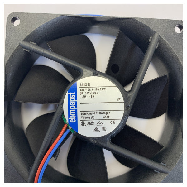 ebm-papst 3412N Ventilador compacto de refrigeración 12V CC ventilador axial 