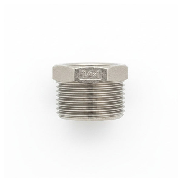 Osuculati 316 Stainless Steel Reducer 1 1/4inch Male to 1 Female fitting 
