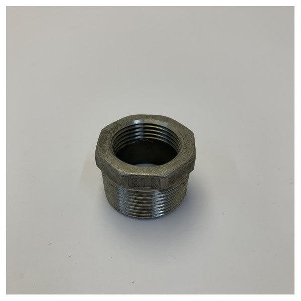 Osuculati 316 Stainless Steel Reducer 1 1/4inch Male to 1 Female fitting 