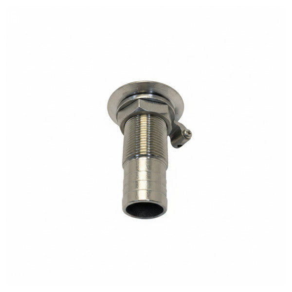 Osculati 17.524.02 Stainless Steel Thru-Hull Skin Fitting with Hose Barb 3/4inch 