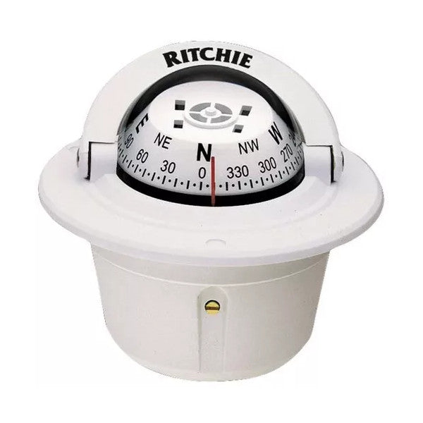 Utilisé Ritchie F-50W Compass Flush Mount Explorer Series White