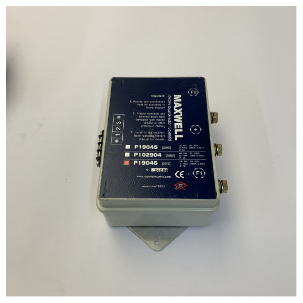 Maxwell HRC10-10 Verricello orizzontale per ancora corda/catena 24V 1200W capstan 