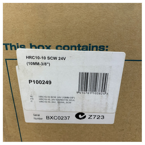 Maxwell HRC10-10 Οριζόντιος εργάτης άγκυρας σχοινιού/αλυσίδας 24V 1200W 