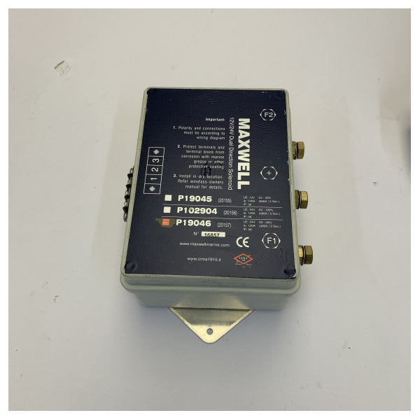 Vetus P102724 Maxwell Windlass 1500 VWC 24V 1200W 100TDC CW with Drum 