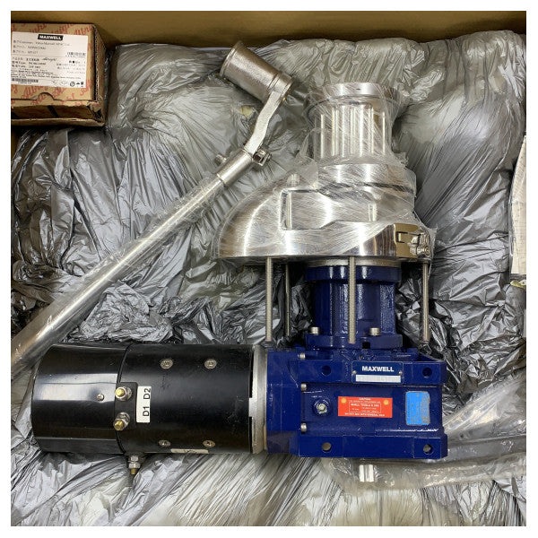 Vetus P104968 - Maxwell Windlass RC12-HD 12mm 24V 2000W 100TDC CW with Drum 