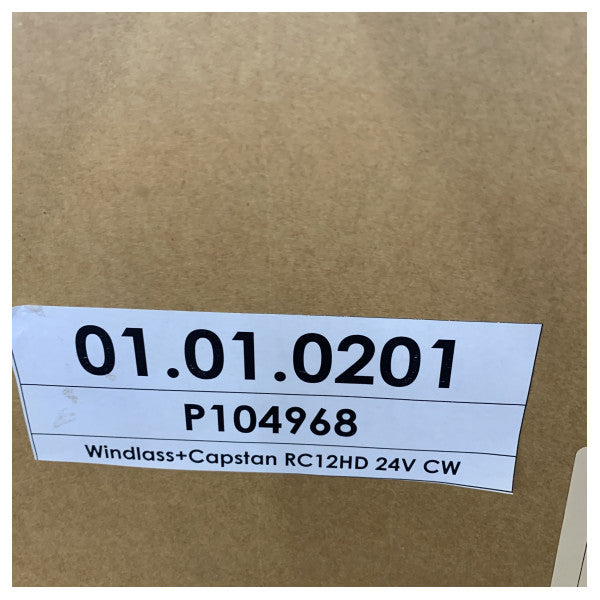 Vetus P104968 - Maxwell Windlass RC12-HD 12mm 24V 2000W 100TDC CW with Drum 