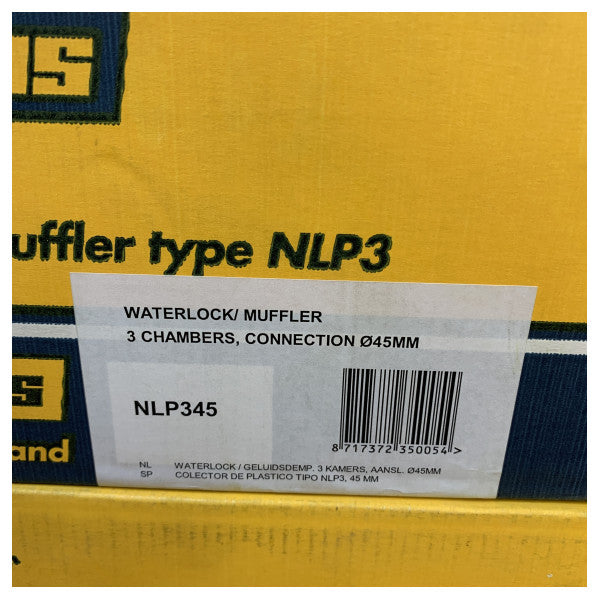 Vetus Waterlock/Exhaust Silencer NLP345 