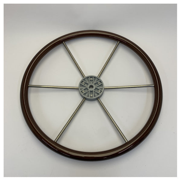 Vetus KW55 Steering wheel with mahogany hoop 550mm Including cover