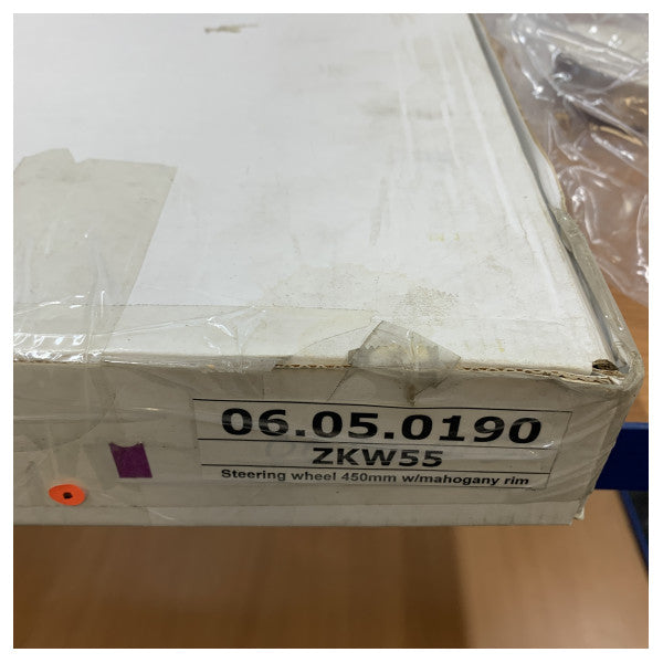 Vetus KW55 Ratt med mahognyring 550 mm inklusive överdrag 