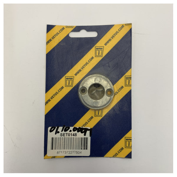 Vetus SET0148 Replacement zinc anode for bow thruster 25kgf