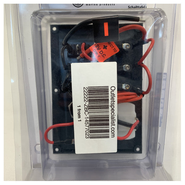 Panel de interruptor eléctrico de 12 V de Talamex 3 -Funciones con probador de batería - 14577023