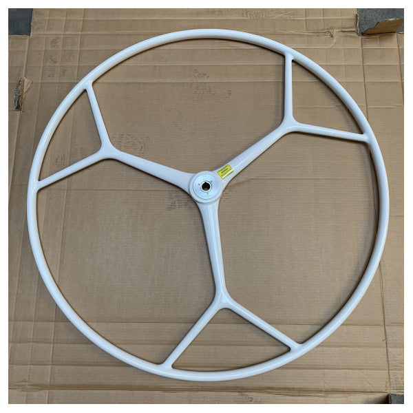 Volante Carbonautica 1100 mm in vetroresina bianco
