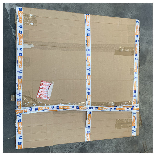 Volante Carbonautica 1100 mm in vetroresina bianco