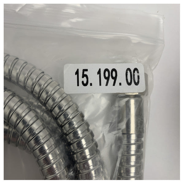 Osculati Marine душ кутия от неръждаема стомана със смесител - издръжлив найлонов маркуч 2,5 м за лодки и яхти