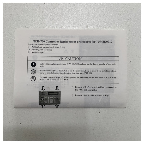 Combiné JRC 7UMJD0017 pour JSS-710/720