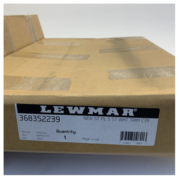 Lewmar 368352239 Kit de acabado estándar para portillo tamaño 5 blanco 