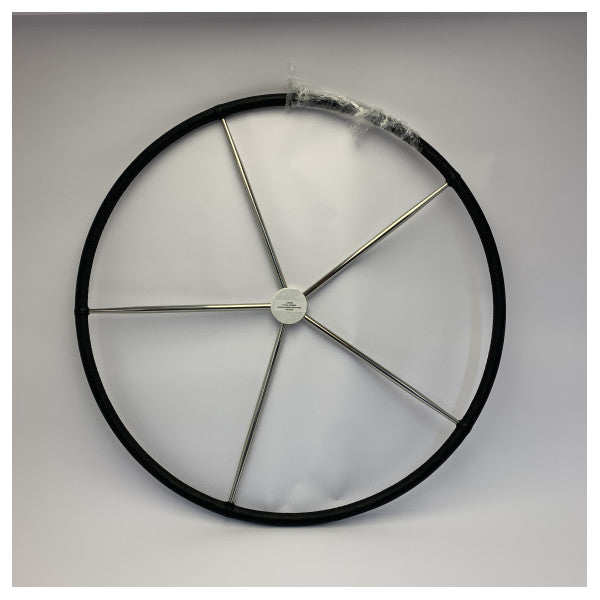 Lewmar 5-Spoke Commodore Кермо Black Stainless Steel - 89700790 