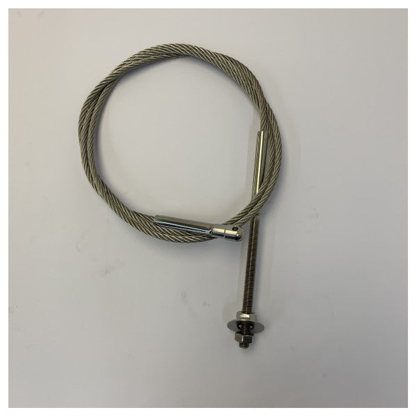 Lewmar 89101178 kejbil marittimu ta’ 6mm x 1900mm bi Stud 120 u Eye 