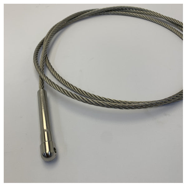 Lewmar 89101433 6 mm ruostumattomasta teräksestä valmistettu vaijeri, silmästä silmään, 2350 mm 