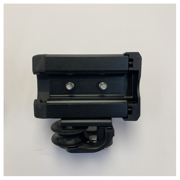 Lewmar Size 2 Endstop 1 Control Bracket with Cleat - Pair Black - 29472068BK