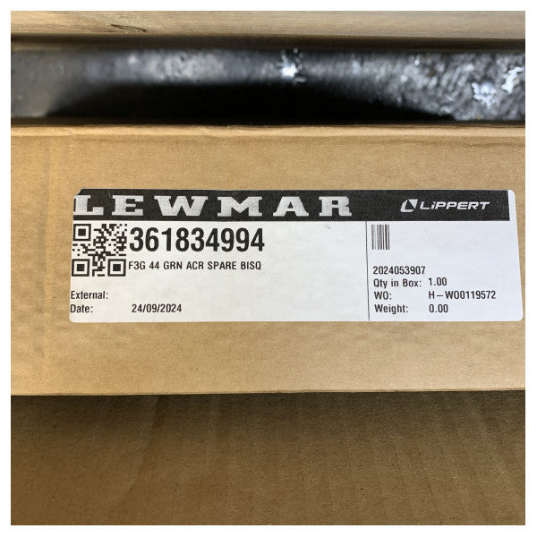 Lewmar Size 44 F3G -luukun vaihtoakryyli, varaosa - vihreä sävy - 361834994 