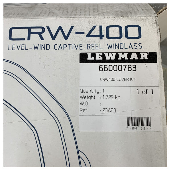 Lewmar CRW400 Captive Windlass Cover Kit - 66000783 