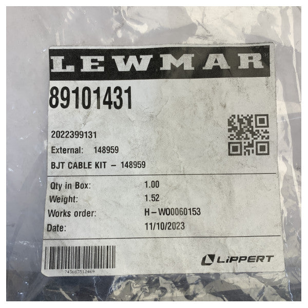 Lewmar BJT Stainless Steel Cable Kit - 148959 - 89101431 