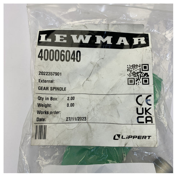 Lewmar 40006040 osovina zupčanika 