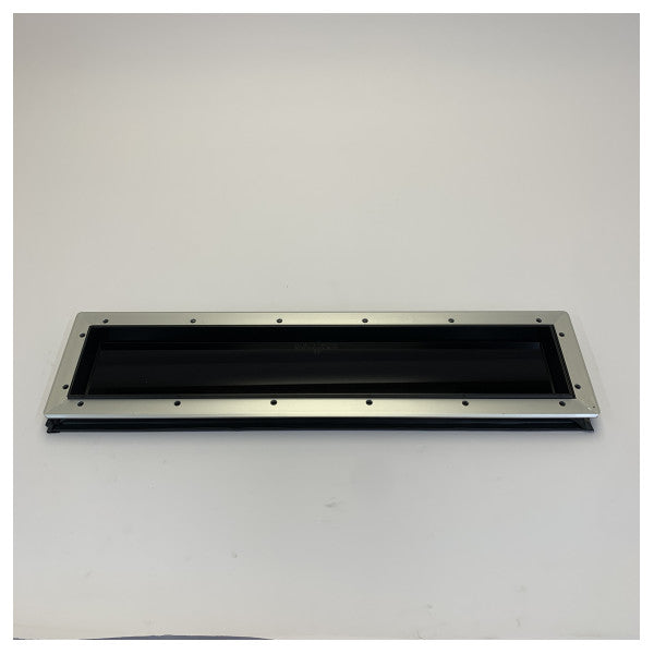 Lewmar Flush Mitre koøje 150x600 mm mørkegrå sort 