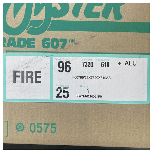 Firemaster Z1 Brandschutz F60796/25X7320X610AS - L7320 x B610 mm Alu 