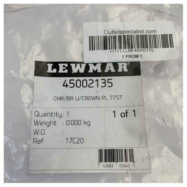 Lewmar 45002135 77ST spil under kronplade krom/bronze160326 