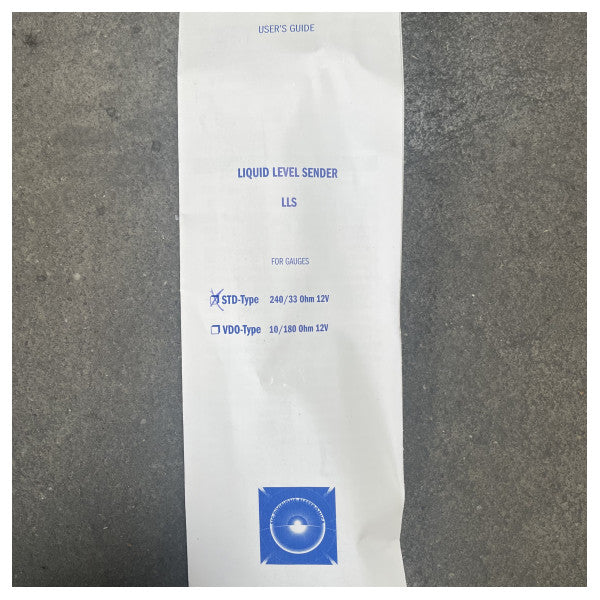 Sensor de Nível de Líquido Tipo STD em Aço Inoxidável 240 - 33 Ohm 12V 40 cm - HPYB001/40cm 