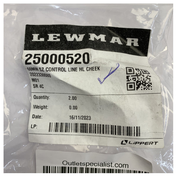Lewmar 25000520 60mm Synchro Control Line High Load Cheek Block 