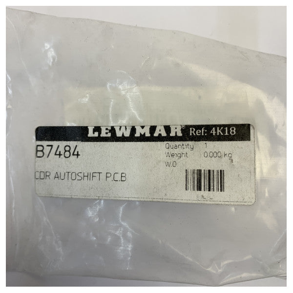 Placa de controlo PCB 24V DC Lewmar B7484 CDR Autoshift 