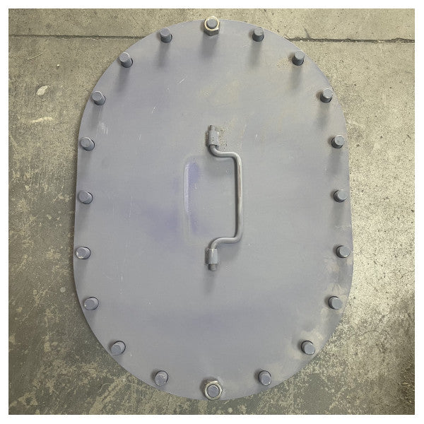 Schwere Marine Stahl MAN Luke 600 x 400 mm Wasserdichter Dichtungsring 